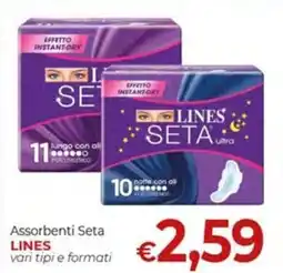 Supermercati Nonna Isa Assorbenti Seta Lines offerta
