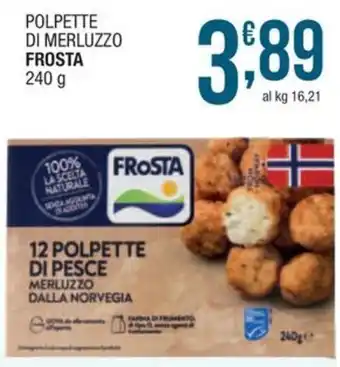 Polpette di merluzzo frosta