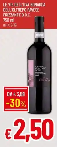 Galassia Le Vie dell'Uva Bonarda dell'Oltrepò Pavese offerta