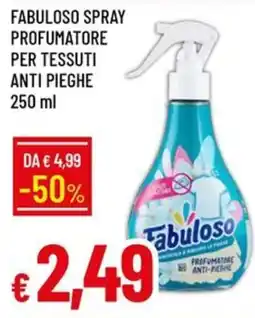 Galassia Fabuloso spray profumatore per tessuti anti pieghe offerta