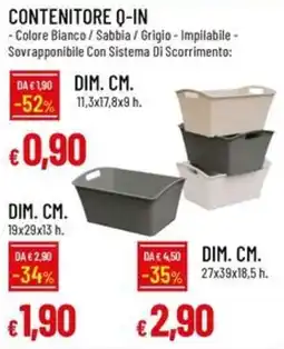 Galassia Contenitore Q-IN offerta