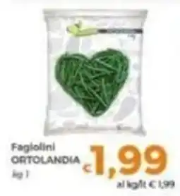Tocal Fagiolini ORTOLANDIA offerta