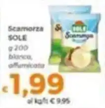 Tocal Scamorza Sole bianca, affumicata offerta