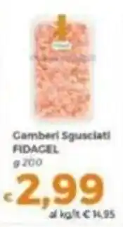 Tocal Gamberi Sgusciati FIDAGEL offerta