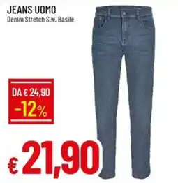 Galassia Jeans uomo Denim Stretch S.w. Basile offerta
