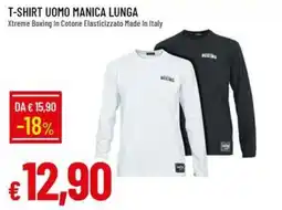 Galassia T-shirt uomo manica lunga Xtreme Boxing offerta