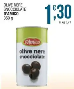 Sidis Olive nere snocciolate D'Amico offerta