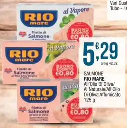 Sidis Salmone Rio Mare All'Olio Di Oliva/Al Naturale/All'Olio Di Oliva Affumicato offerta