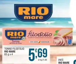 Sidis Tonno filod'olio Rio Mare offerta