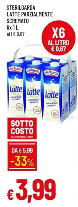Sterilgarda latte parzialmente scremato