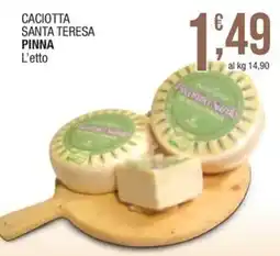Sidis Caciotta Santa Teresa Pinna offerta