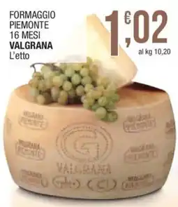 Sidis Formaggio Piemonte Valgrana offerta