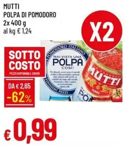 Galassia Mutti Polpa di pomodoro offerta