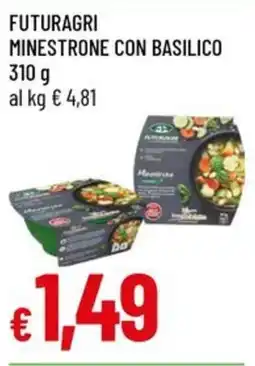 Galassia Futuragri minestrone con basilico offerta