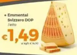 Tocal Emmentaler Svizzero DOP offerta