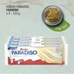 Sidis Kinder Paradiso offerta
