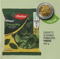 Sidis Ciuffetti di spinaci primavera Findus offerta