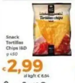 Tocal Snack Tortillas Chips I&D offerta