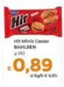 Tocal Hit Minis Cacao Bahlsen offerta