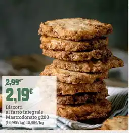 Banco Fresco Biscotti al farro integrale Mastrodonato offerta