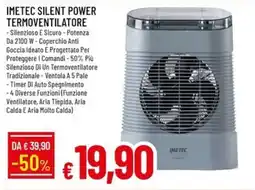 Galassia Imetec silent power termoventilatore offerta