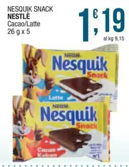 Sidis Nesquik Snack Cacao/Latte offerta