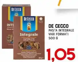 Gran Risparmio De Cecco pasta integrale offerta