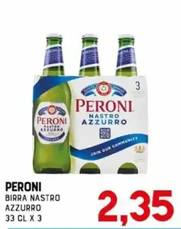 Gran Risparmio Peroni birra nastro azzurro offerta