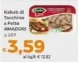 Tocal Kebab di Tacchino a Fette AMADORI offerta