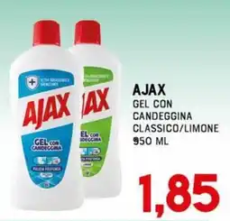 Gran Risparmio Ajax gel con candeggina classico offerta
