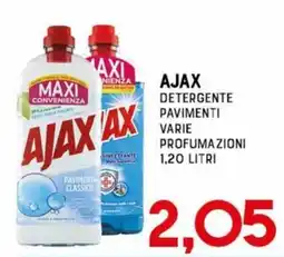 Gran Risparmio Ajax detergente pavimenti varie profumazioni offerta
