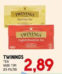 Gran Risparmio Twinings tea vari tipi offerta