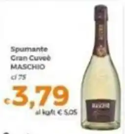 Tocal Spumante Gran Cuveè Maschio offerta