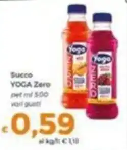 Tocal Succo YOGA Zero offerta