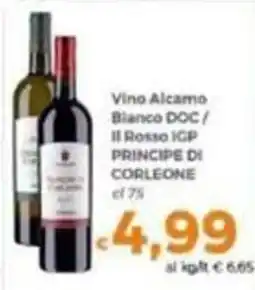 Tocal Vino Alcamo Bianco DOC / Il Rosso IGP PRINCIPE DI CORLEONE offerta