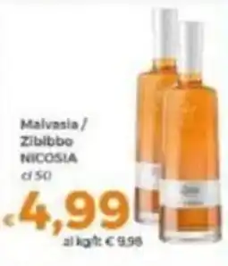 Tocal Malvasia / Zibibbo Nicosia offerta