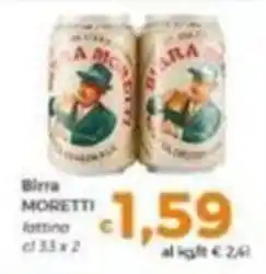 Tocal Birra Moretti offerta