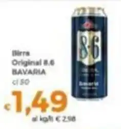 Tocal Birra Original 8.6 Bavaria offerta