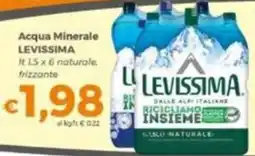 Tocal Acqua Minerale Levissima offerta