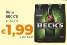 Tocal Birra BECK'S offerta