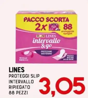 Lines proteggi slip intervallo ripiegato