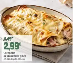 Banco Fresco Crespelle al prosciutto offerta