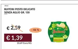 Prezzemolo e Vitale Buitoni pesto delicato senza aglio offerta
