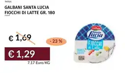 Prezzemolo e Vitale Galbani Santa Lucia fiocchi di latte offerta