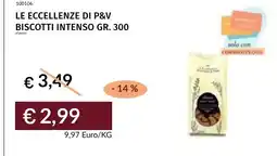Prezzemolo e Vitale Biscotti Intenso P&V offerta