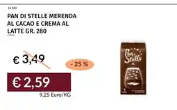 Prezzemolo e Vitale Pan di stelle merenda al cacao e crema al latte offerta