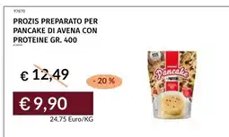 Prezzemolo e Vitale Prozis preparato per pancake di avena con proteine offerta