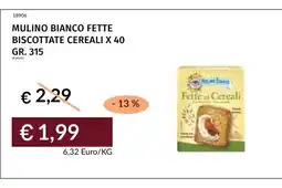 Prezzemolo e Vitale Mulino Bianco Fette ai Cereali offerta