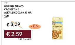 Prezzemolo e Vitale Mulino Bianco Crostatine all'albicocca offerta