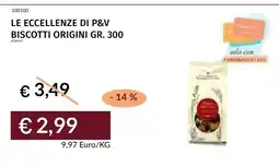 Prezzemolo e Vitale Biscotti Origini offerta